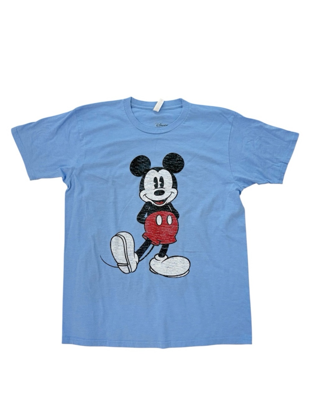 Disney Sky Blue Mickey Graphic Short Sleeve Tee